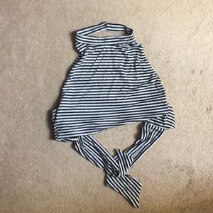 NWOT Halter crop top with tie back